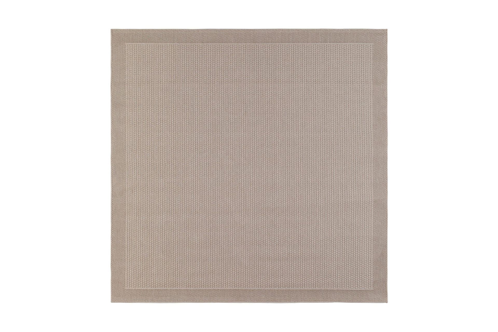 Miami Flatv&auml;vd Matta Fyrkantig 200x200 cm - Natur