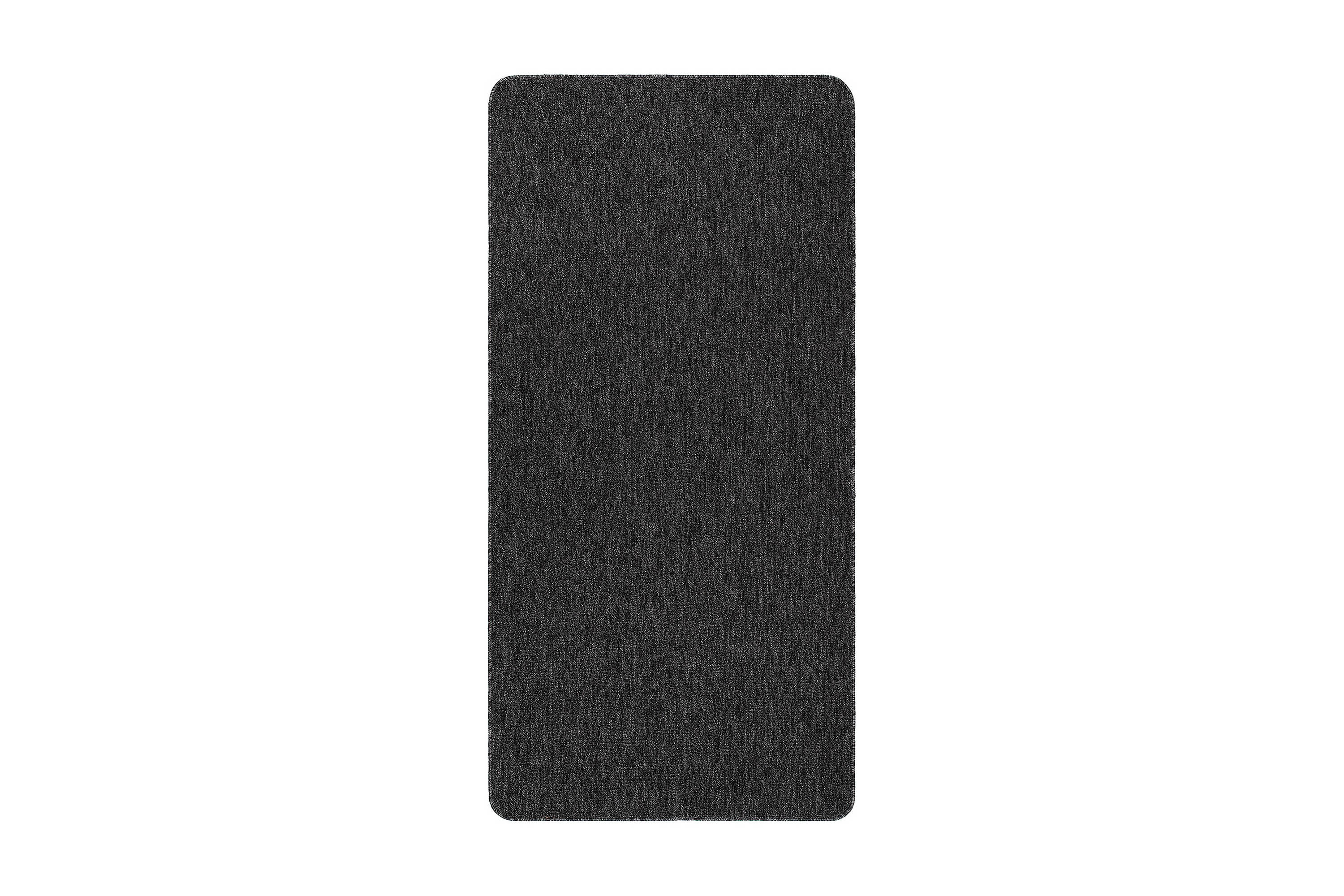 Porto Flatvävd Matta 80x320 cm Antracit