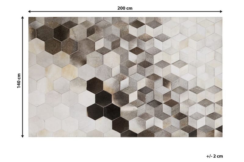 Gavik Matta 140x200 cm - Grå - Textil & mattor - Matta - Små mattor