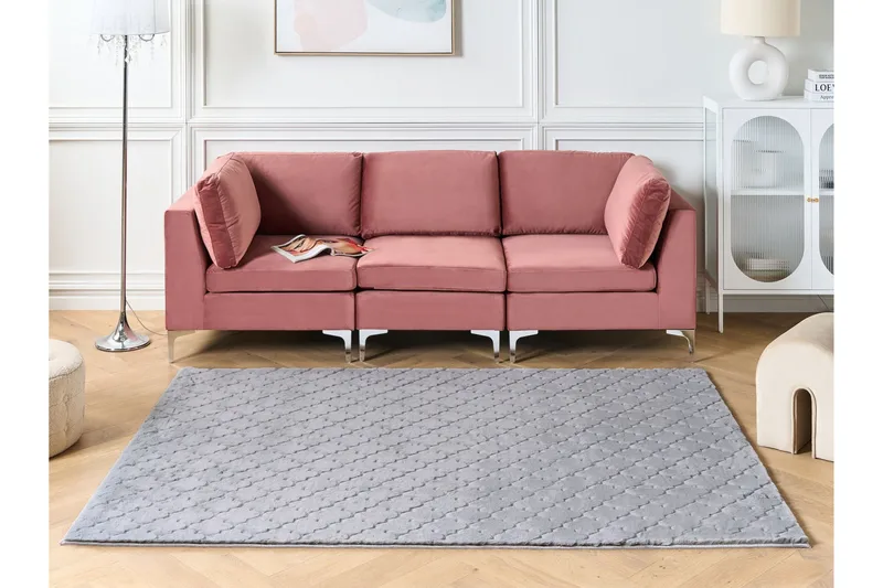 Gharo Skinnmatta 160x230 cm - Grå - Textil & mattor - Matta - Små mattor