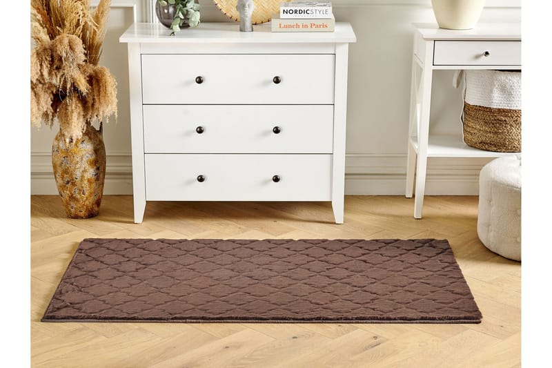 Gharo Skinnmatta 80x150 cm - Brun - Textil & mattor - Matta - Fäll & skinnmatta