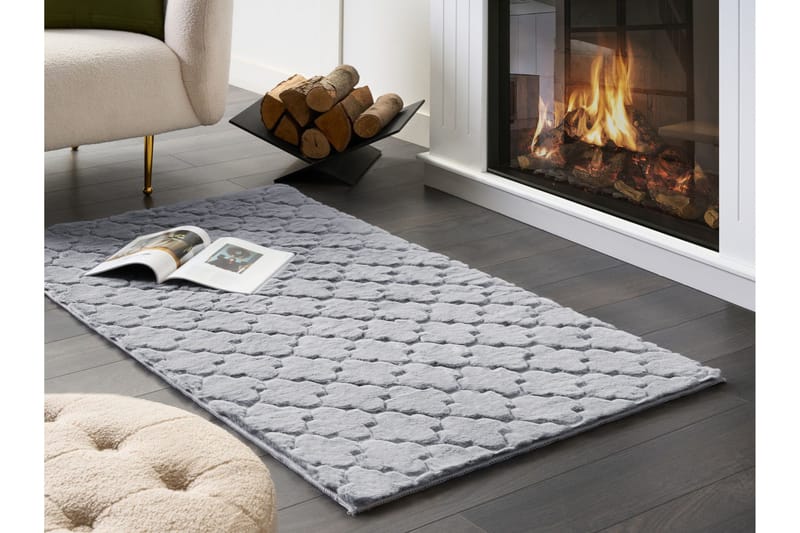 Gharo Skinnmatta 80x150 cm - Grå - Textil & mattor - Matta - Små mattor
