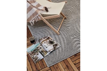 Hampton Flatvävd Matta 200x290 cm Rektangulär - Grå - Textil & mattor - Matta - Flatvävd matta