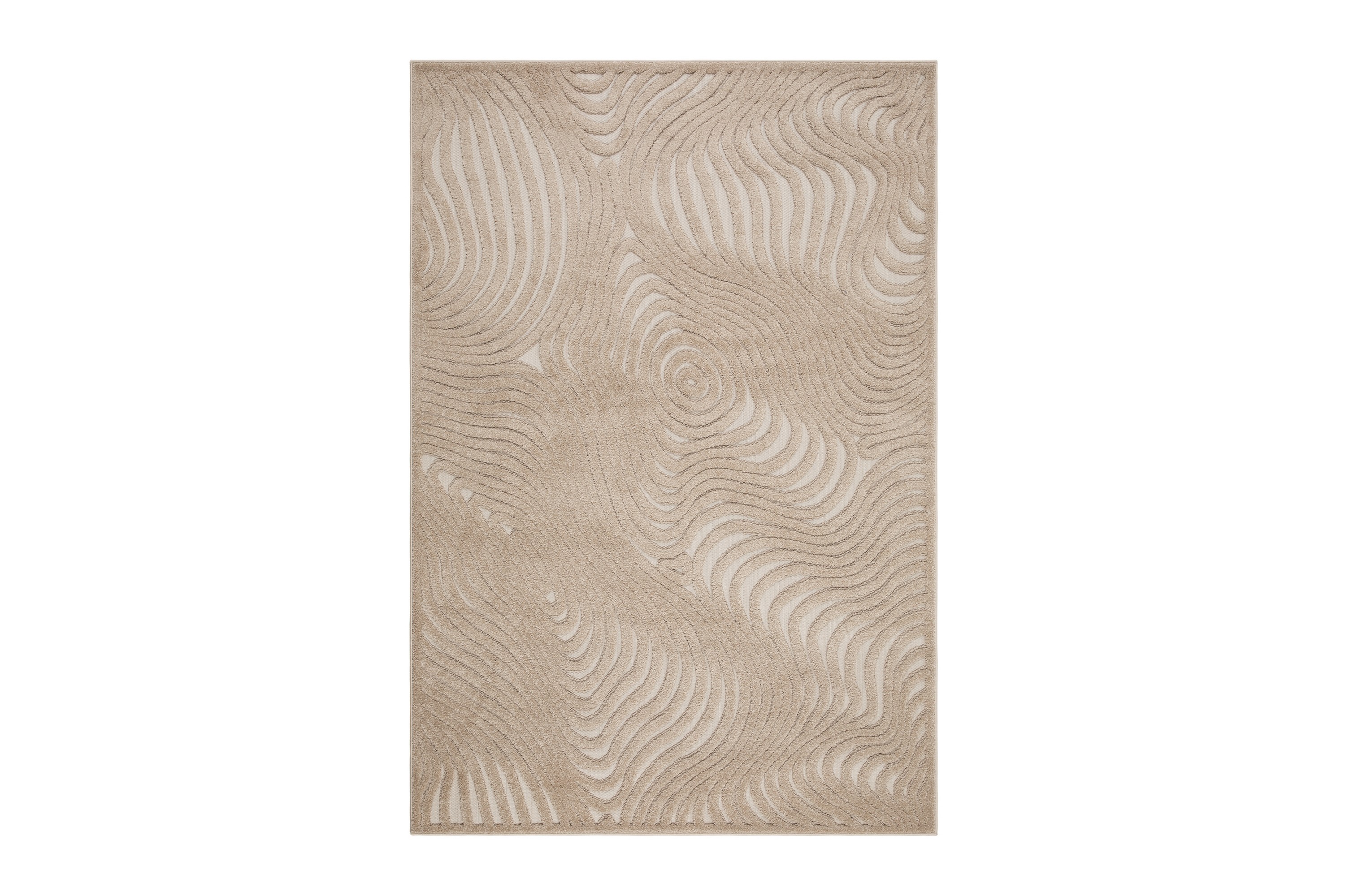 hampton flatvävd matta 160x230 cm rektangulär - beige