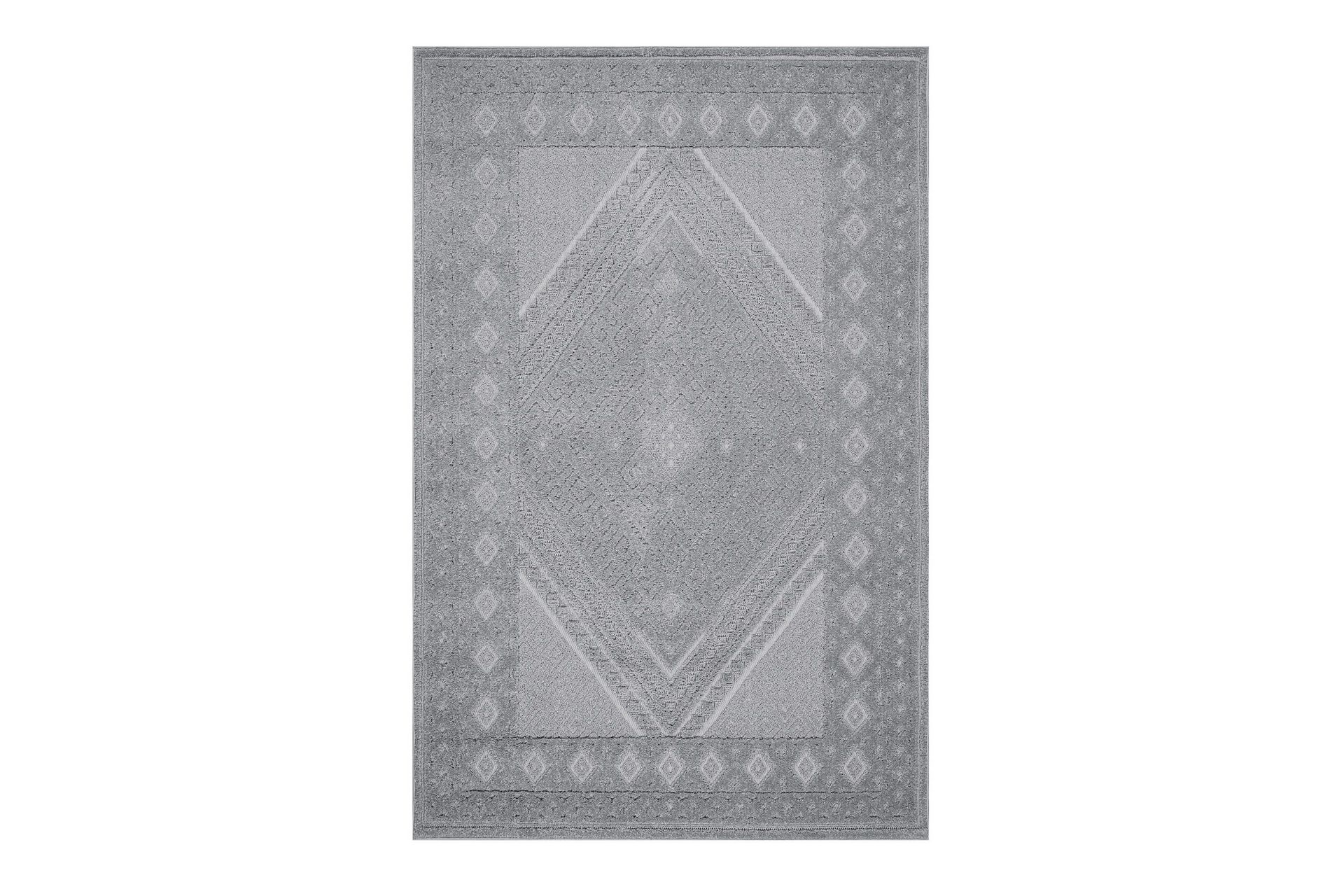 Hampton Flatv&auml;vd Matta 160x230 cm Rektangul&auml;r - Gr&aring;