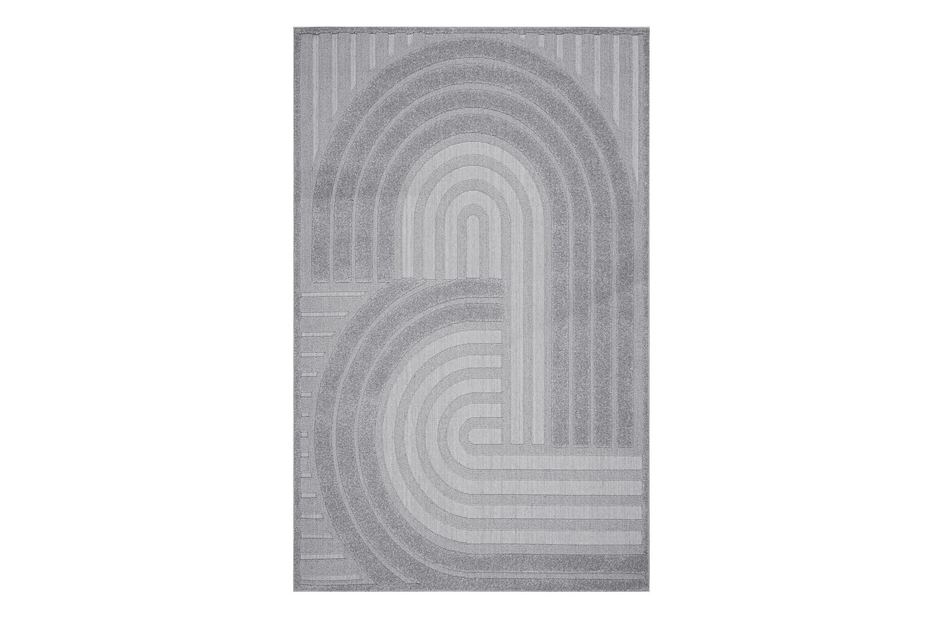 Hampton Flatvävd Matta 160x230 cm Rektangulär Grå