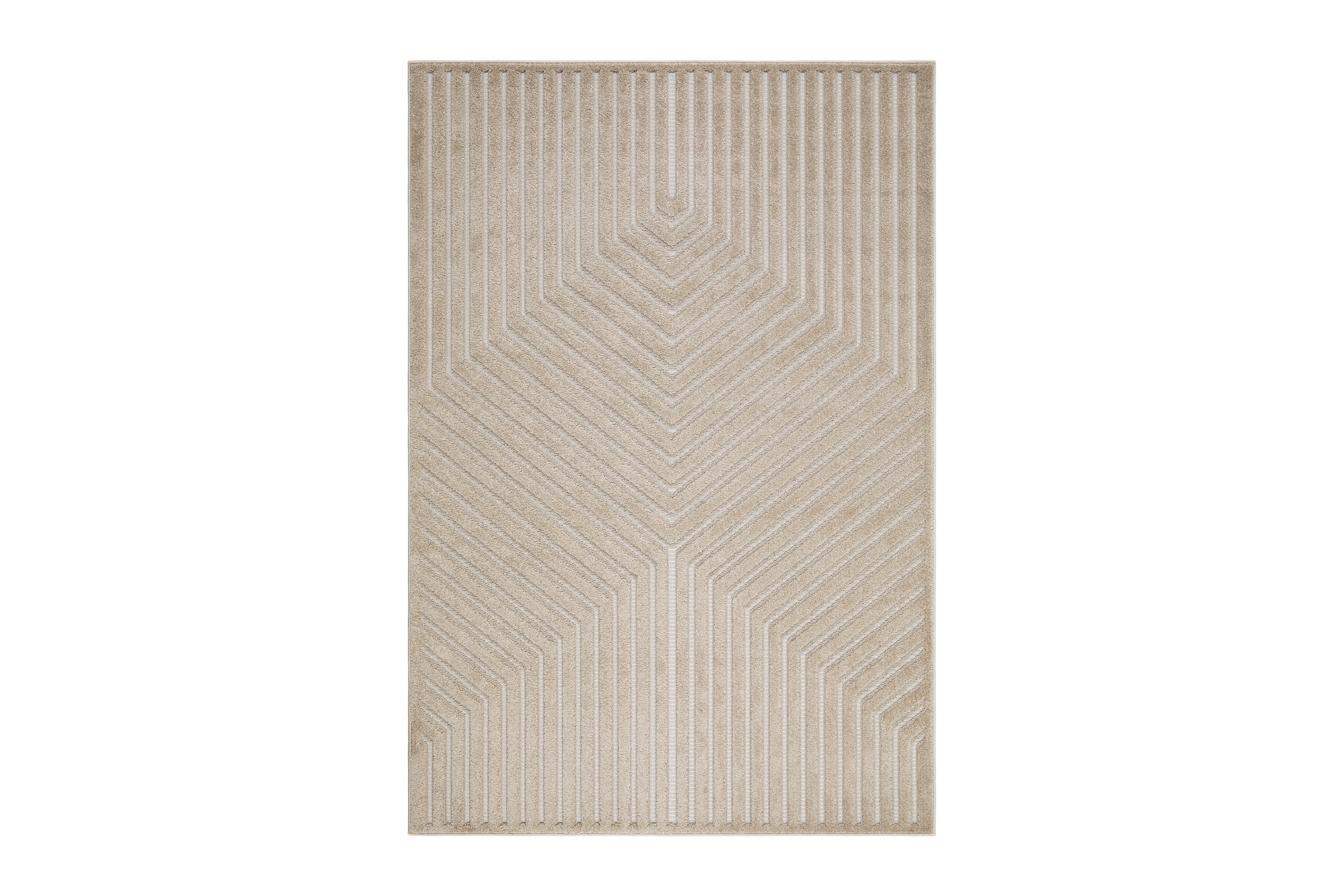 hampton flatvävd matta 200x290 cm rektangulär - beige