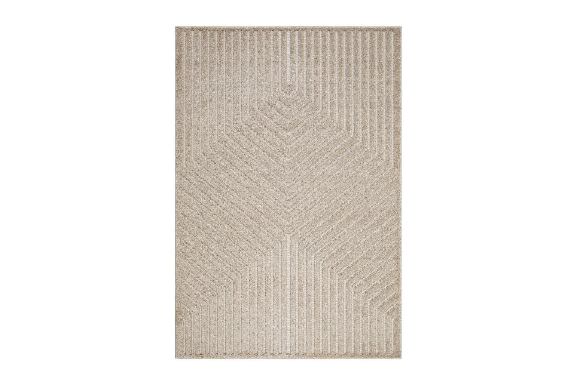 hampton flatvävd matta 200x290 cm rektangulär - beige