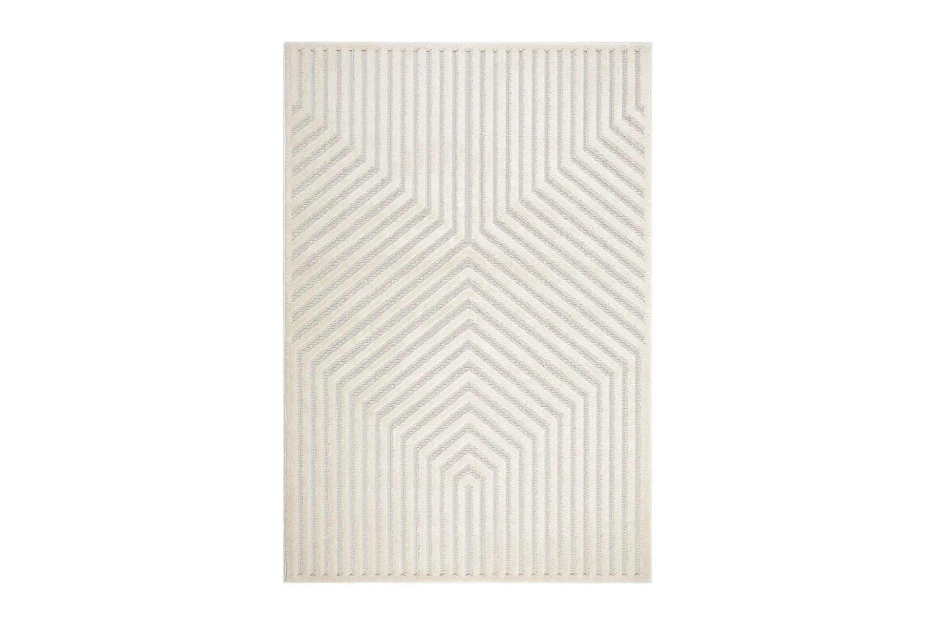 hampton flatvävd matta 200x290 cm rektangulär - creme