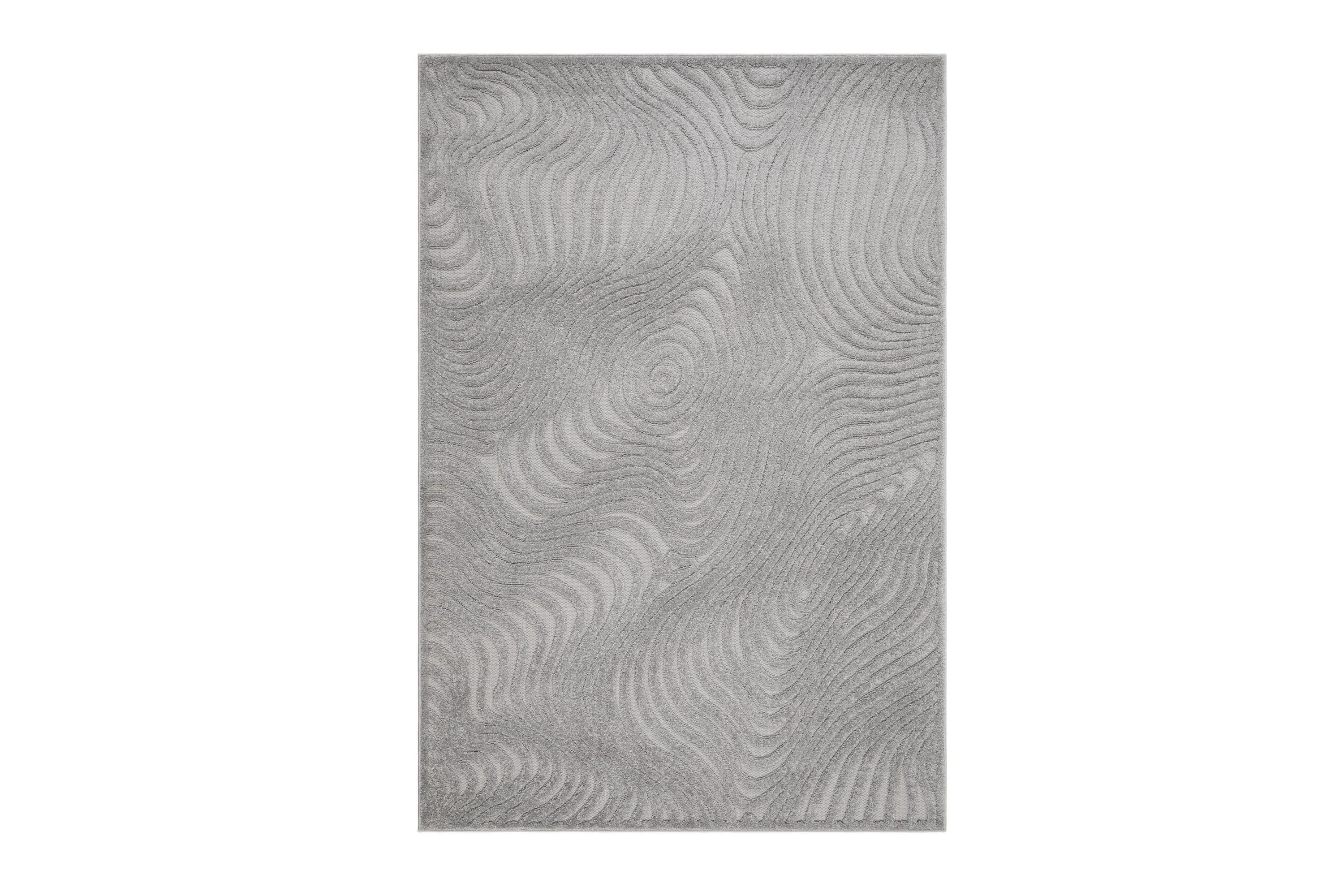 hampton flatvävd matta 240x340 cm rektangulär - grå