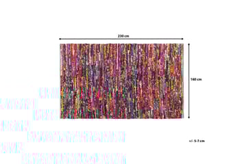 Matta Bafra 160x230 cm - Flerfärgad - Textil & mattor - Matta