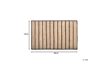 Matta Bercot 140x200 cm - Svart - Textil & mattor - Matta