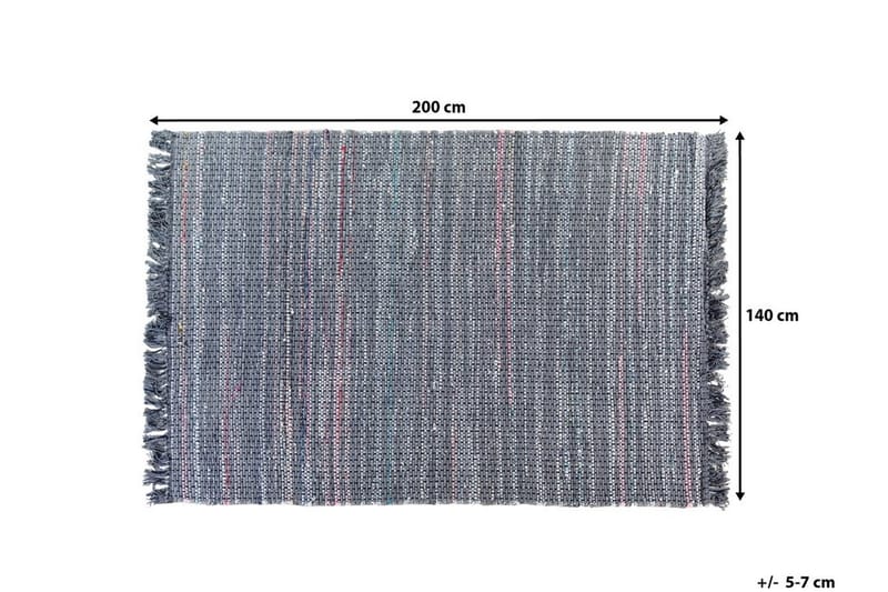 Matta Besni 140x200 cm - Grå - Textil & mattor - Matta