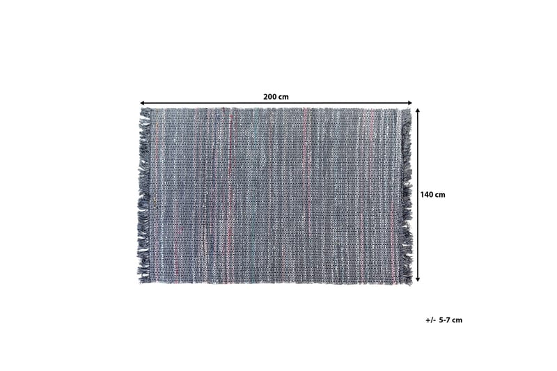 Matta Besni 140x200 cm - Grå - Textil & mattor - Matta