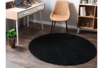 Matta Demre Rund 140 cm - Svart - Textil & mattor - Matta