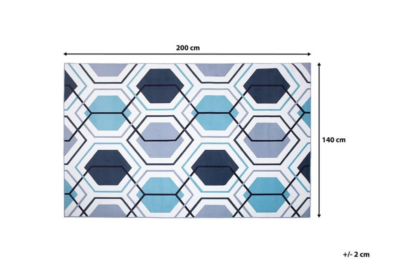 Matta Giresun 140x200 cm - Flerfärgad - Textil & mattor - Matta