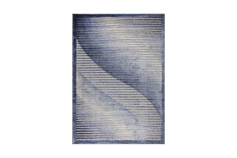 Matta Latina 120x170 Mörkblå/Ljusblå - Mörkblå/Ljusblå - Wiltonmatta - Friezematta - Små mattor