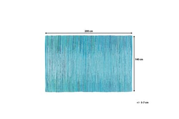 Matta Mersin 140x200 cm - Blå - Textil & mattor - Matta