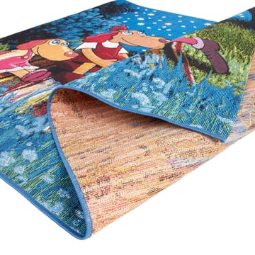 Matta Relvi 100x160 cm - blå - Textil & mattor - Matta - Flatvävd matta