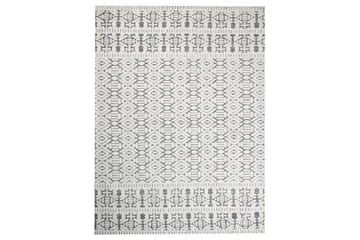 Matta Sibi - Vit, Grå, 300x400 cm - Textil & mattor - Matta - Flatvävd matta