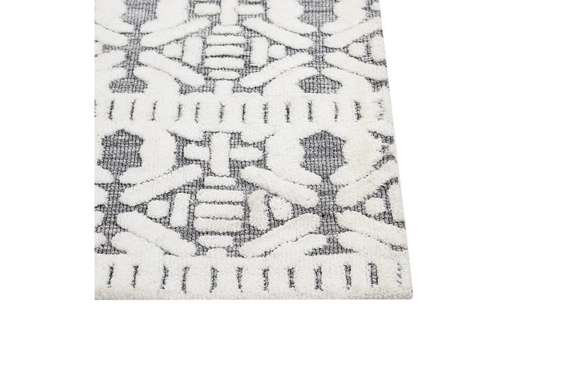 Matta Sibi - Vit, Grå, 300x400 cm - Textil & mattor - Matta - Flatvävd matta