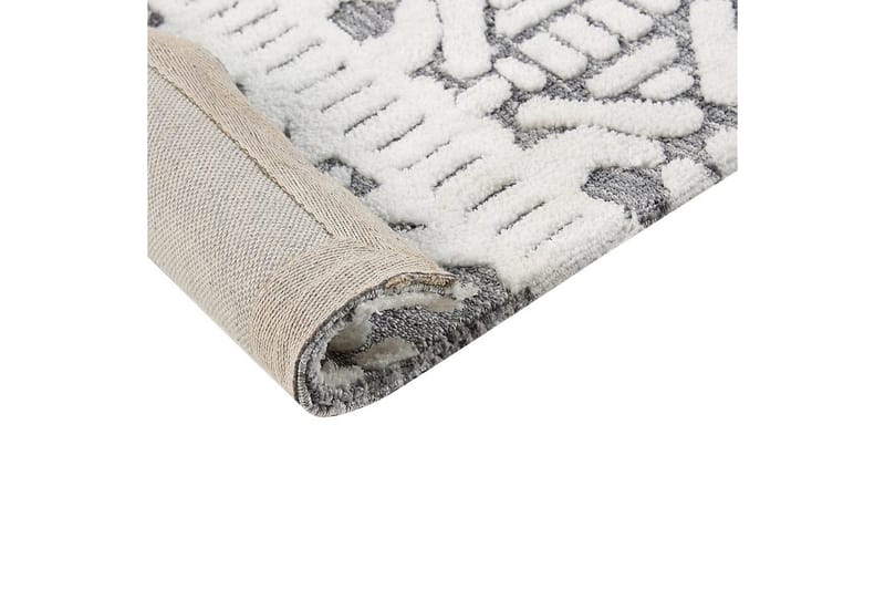 Matta Sibi - Vit, Grå, 300x400 cm - Textil & mattor - Matta - Flatvävd matta