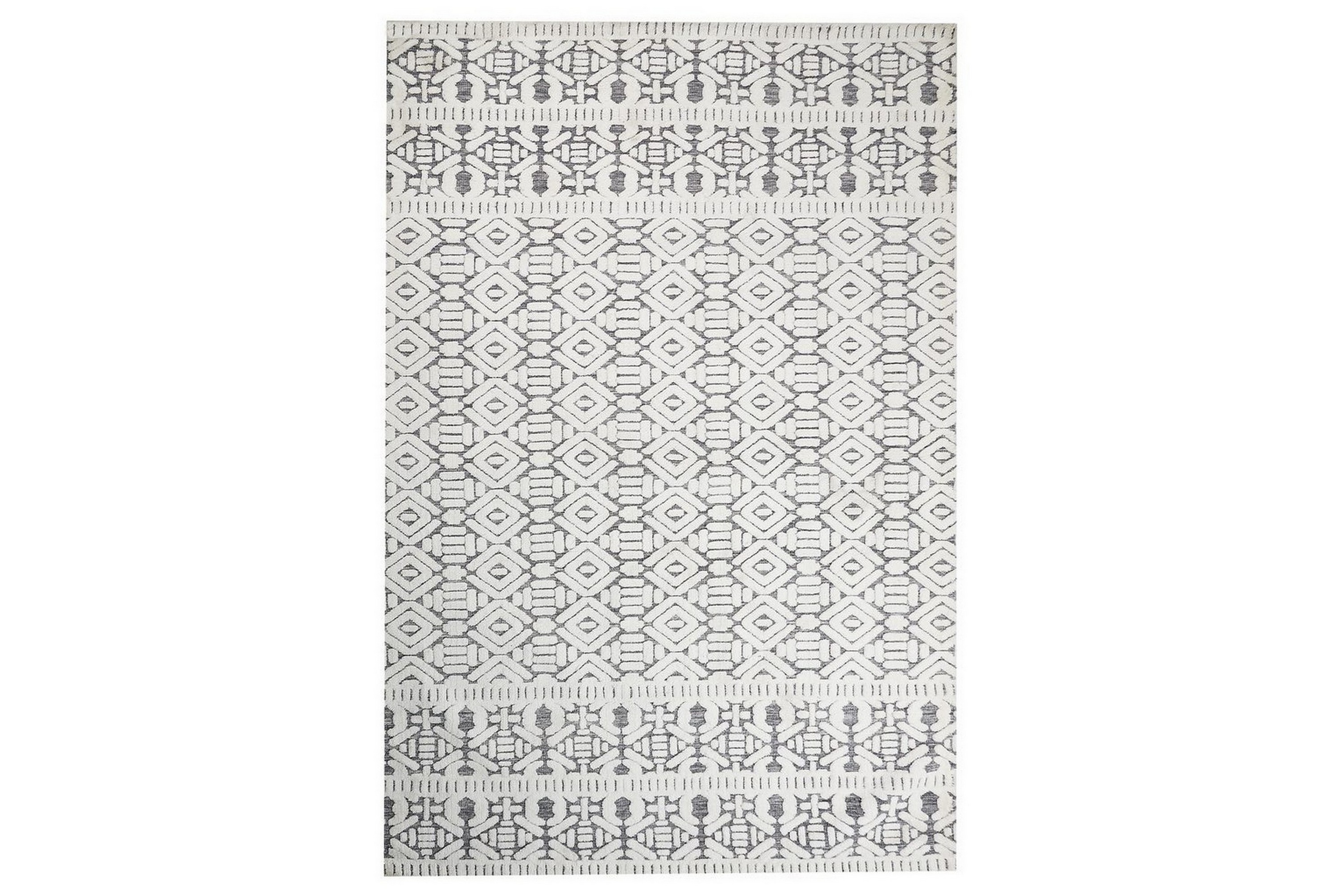 matta sibi - vit, grå, 200x300 cm