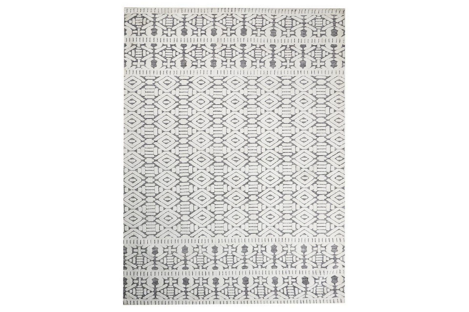 Matta Sibi - Vit, Gr&aring;, 300x400 cm