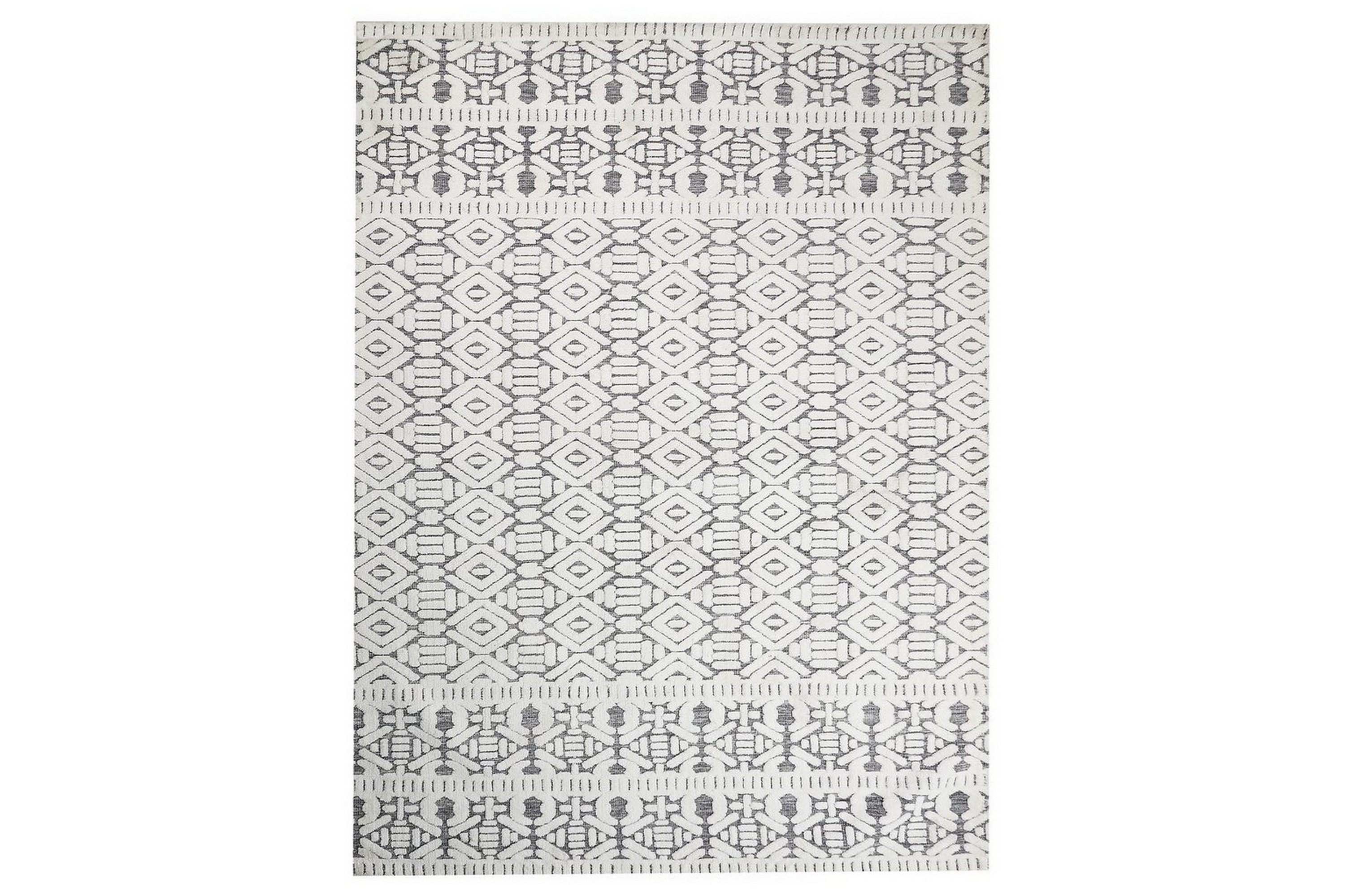 matta sibi - vit, grå, 300x400 cm