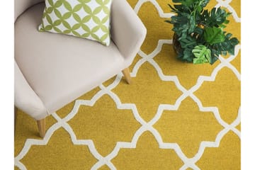 Matta Silvan 160|230 - Gul - Textil & mattor - Matta