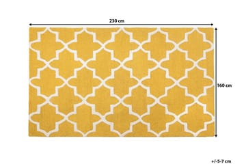 Matta Silvan 160|230 - Gul - Textil & mattor - Matta