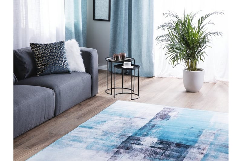 Matta Trabzon 160x230 cm - Vit/Svart/Flerfärgad - Textil & mattor - Matta