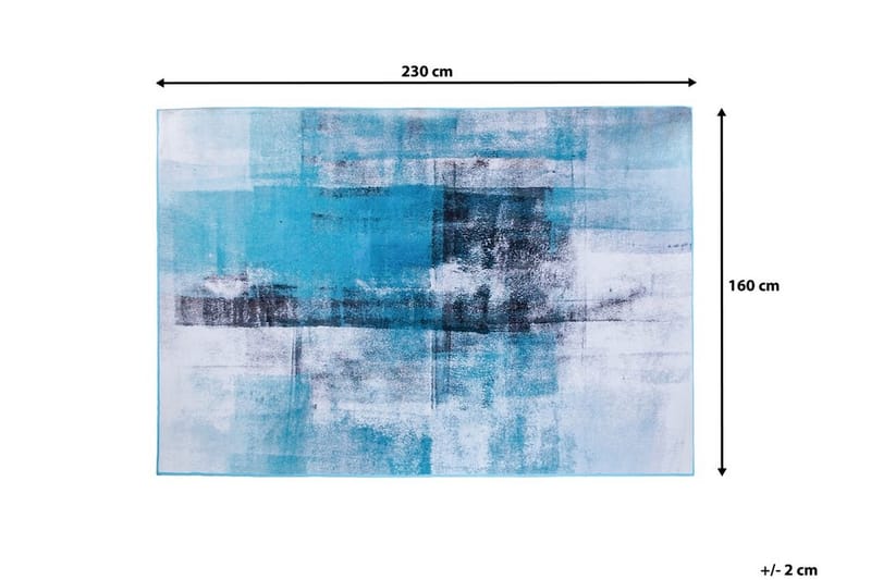 Matta Trabzon 160x230 cm - Vit/Svart/Flerfärgad - Textil & mattor - Matta