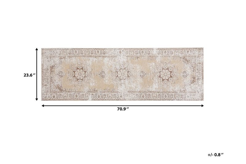 Matta Uge 60x180 cm - Beige - Matta