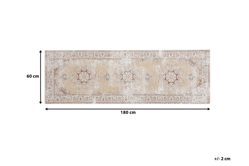 Matta Uge 60x180 cm - Beige - Matta