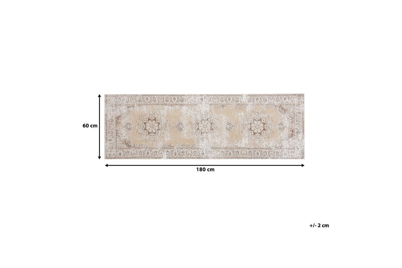 Matta Uge 60x180 cm - Beige - Matta