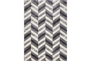 Matta Verona 160x230 cm Ljusgrå/Vit - D-sign - Textil & mattor - Matta