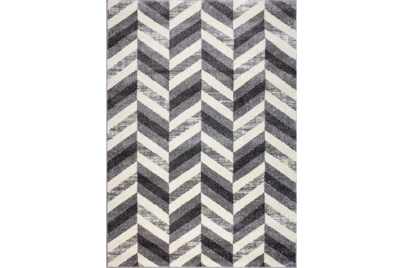 Matta Verona 160x230 cm Ljusgrå/Vit - D-sign - Textil & mattor - Matta