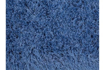 Matta Winterhay Rund 140 cm - Blå - Textil & mattor - Matta - Modern matta - Ryamatta
