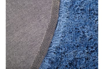 Matta Winterhay Rund 140 cm - Blå - Textil & mattor - Matta - Modern matta - Ryamatta