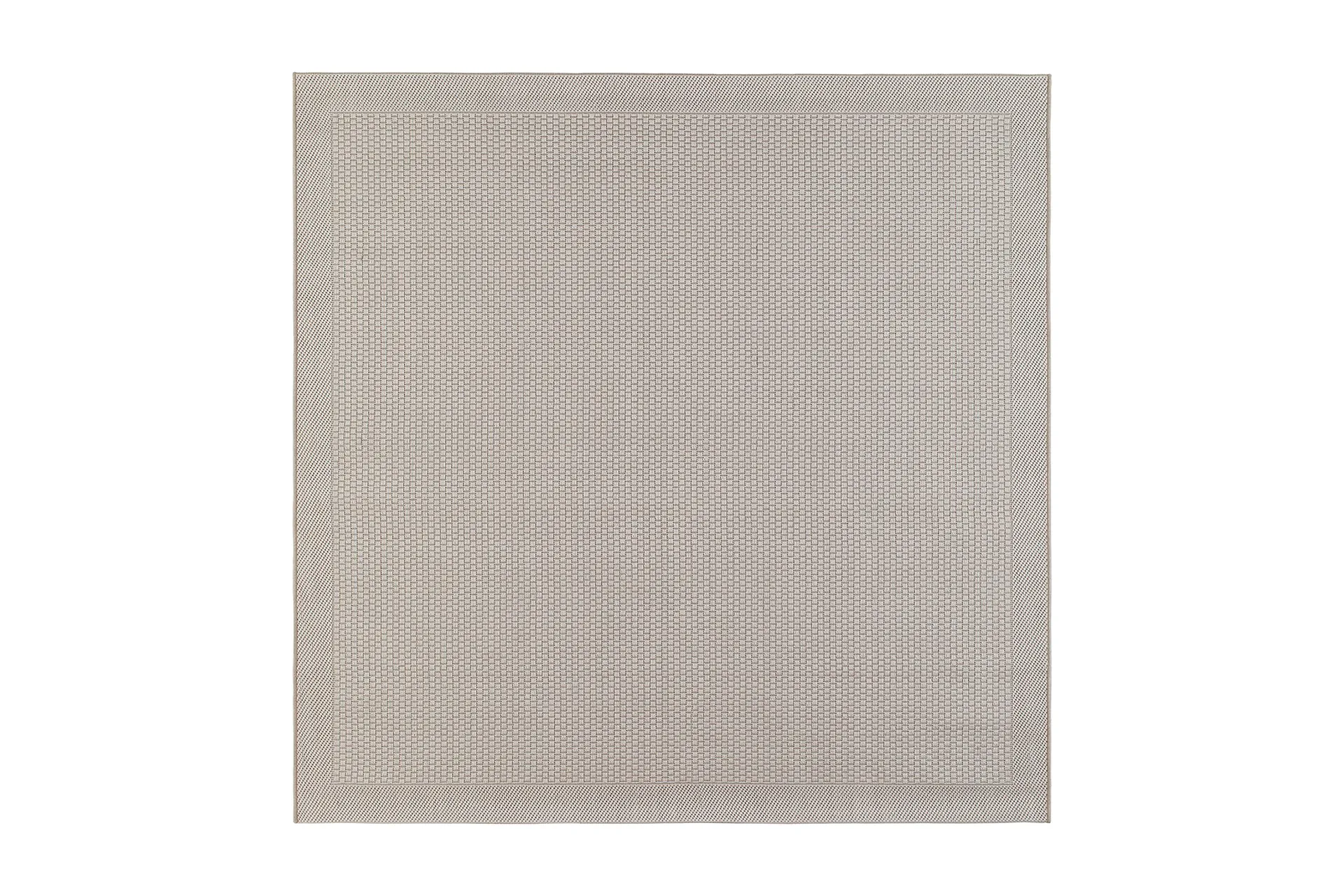 Miami Flatvävd Matta Fyrkantig 200x200 cm - Vit