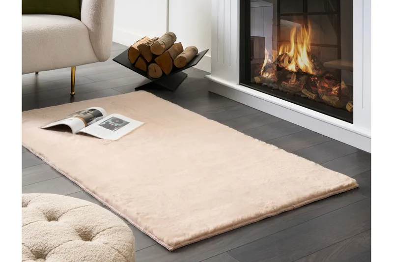 Mirpur Skinnmatta 80x150 cm - Beige - Textil & mattor - Matta - Modern matta - Wiltonmatta