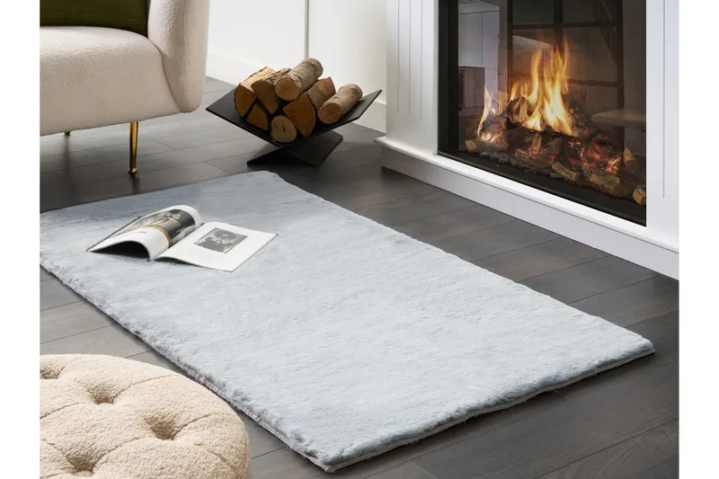 Mirpur Skinnmatta 80x150 cm - Grå - Textil & mattor - Matta - Små mattor