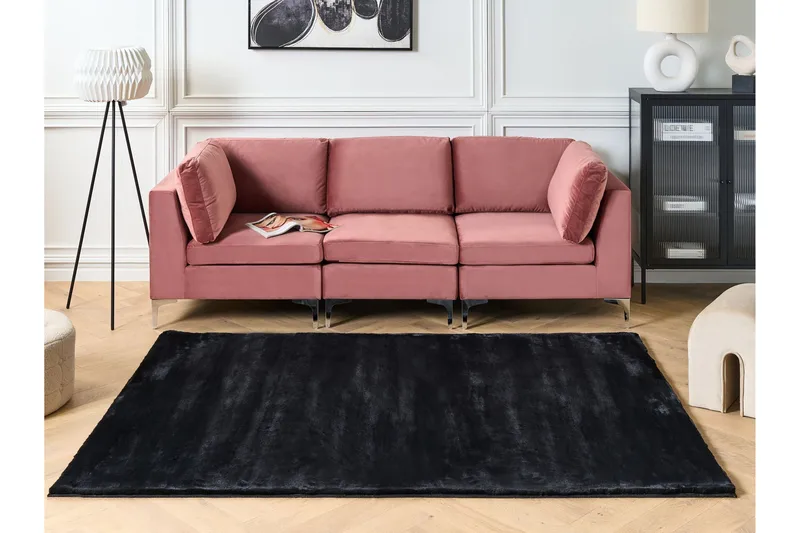Mirpur Skinnmatta 80x150 cm - Svart - Textil & mattor - Matta - Små mattor