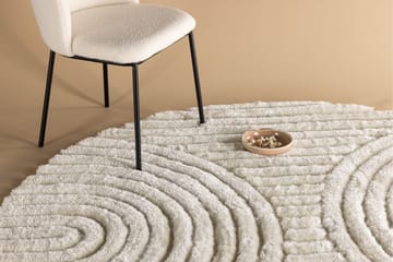 Niklas Polyester - 200*200- -Round-White - Textil & mattor - Matta - Modern matta - Ryamatta