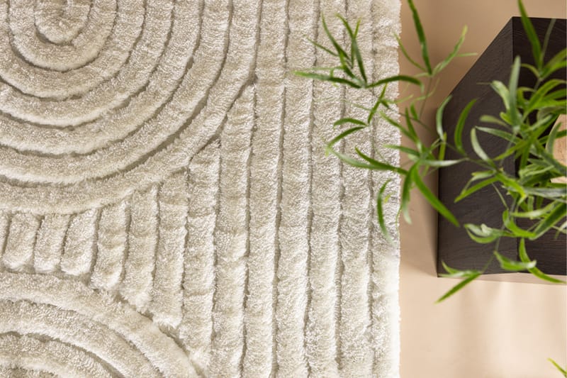 Niklas Ryamatta 160x230 cm - Vit - Textil & mattor - Matta - Modern matta - Ryamatta