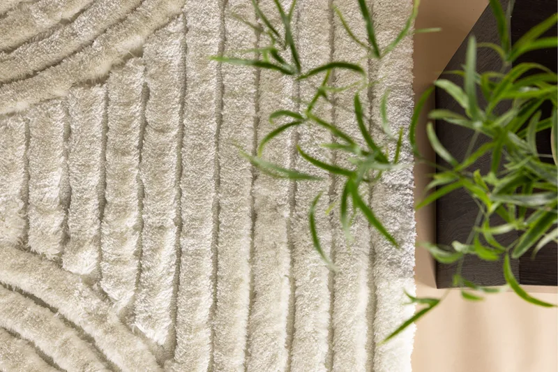 Niklas Ryamatta 200x290 cm - Vit - Textil & mattor - Matta - Modern matta - Ryamatta