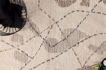 Paul Bomullsmatta 60x90 cm - Vit - Textil & mattor - Matta - Modern matta - Bomullsmatta