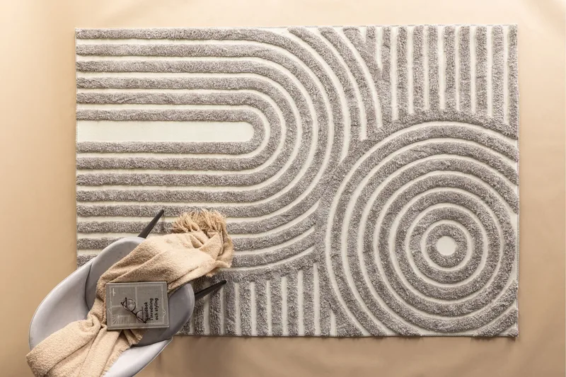 Nikita Ryamatta 200x290 cm - Grå - Textil & mattor - Matta - Modern matta - Ryamatta