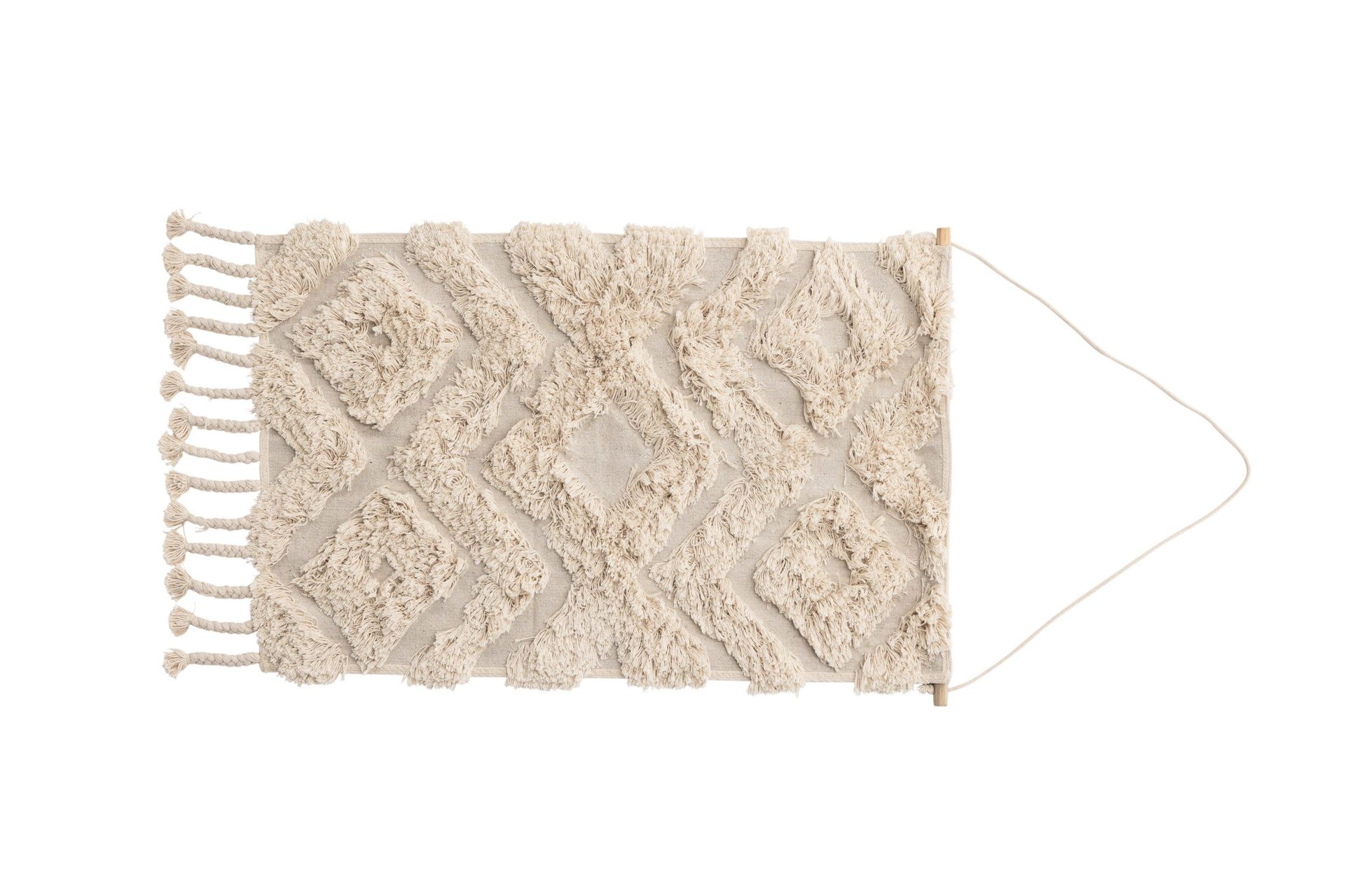 Hilda V&auml;ggh&auml;ngd matta 50x80 cm - Vit